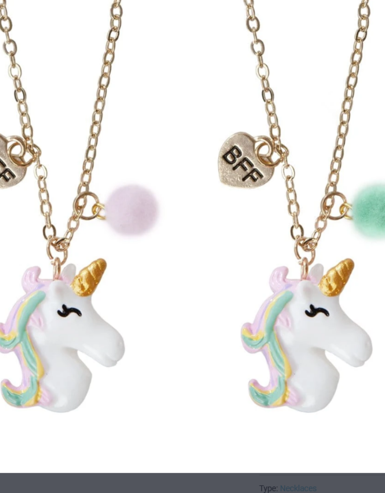 Creative Education Unicorn BFF Necklace Set 2pcs