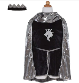 Creative Education Silver Knight With Tunic, Cape, & Crown, Size 5-6