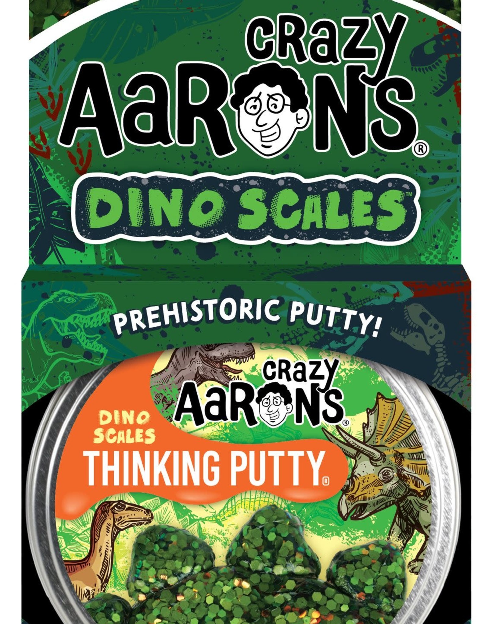 Crazy Aaron's Putty World Trendsetters 4": Dino Scales