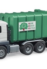 Bruder MAN TGS Rear Loading Garbage Truck Green
