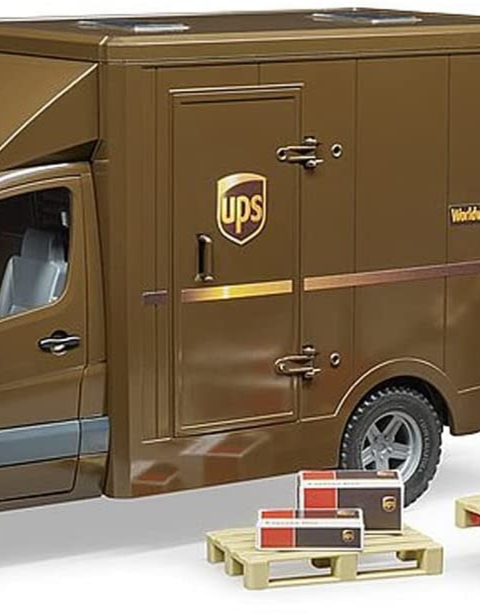 Bruder MB Sprinter UPS w/ Driver and Accessories