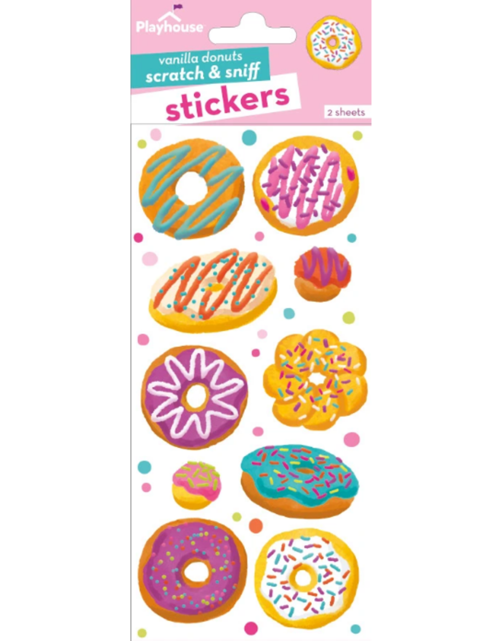Paper House Vanilla Donuts Scratch & Sniff Sticker