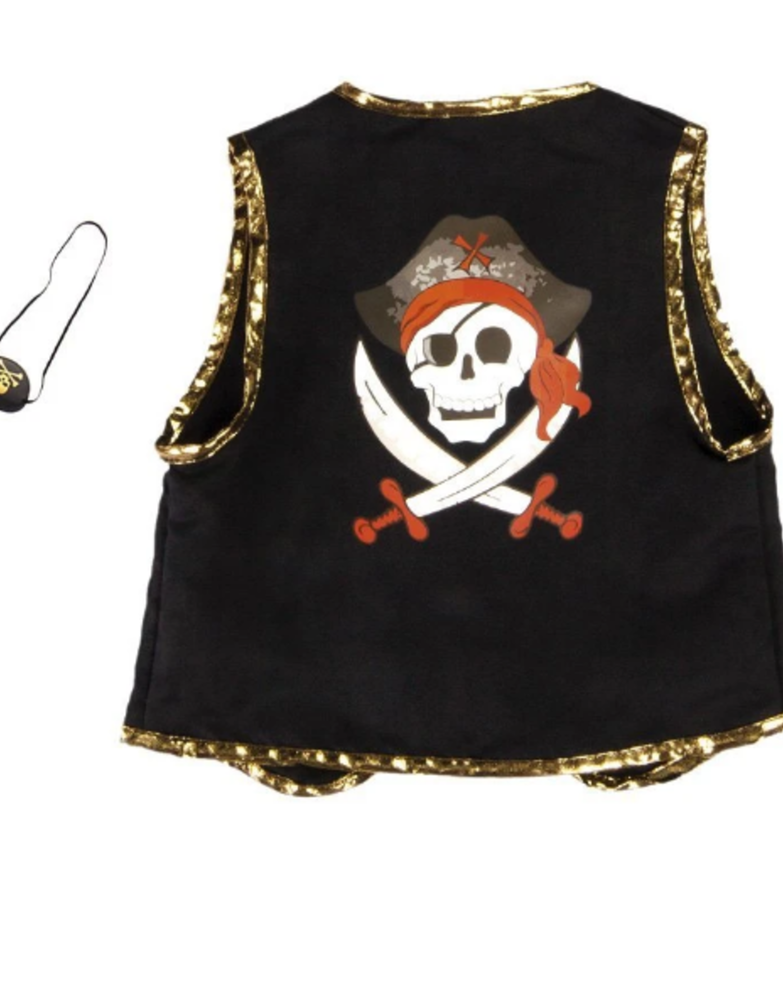 Creative Education Pirate Vest & Eye Patch, size 4-7