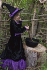 Creative Education Vera the Velvet Witch Dress Hat, Blk/Purple, size 3-4