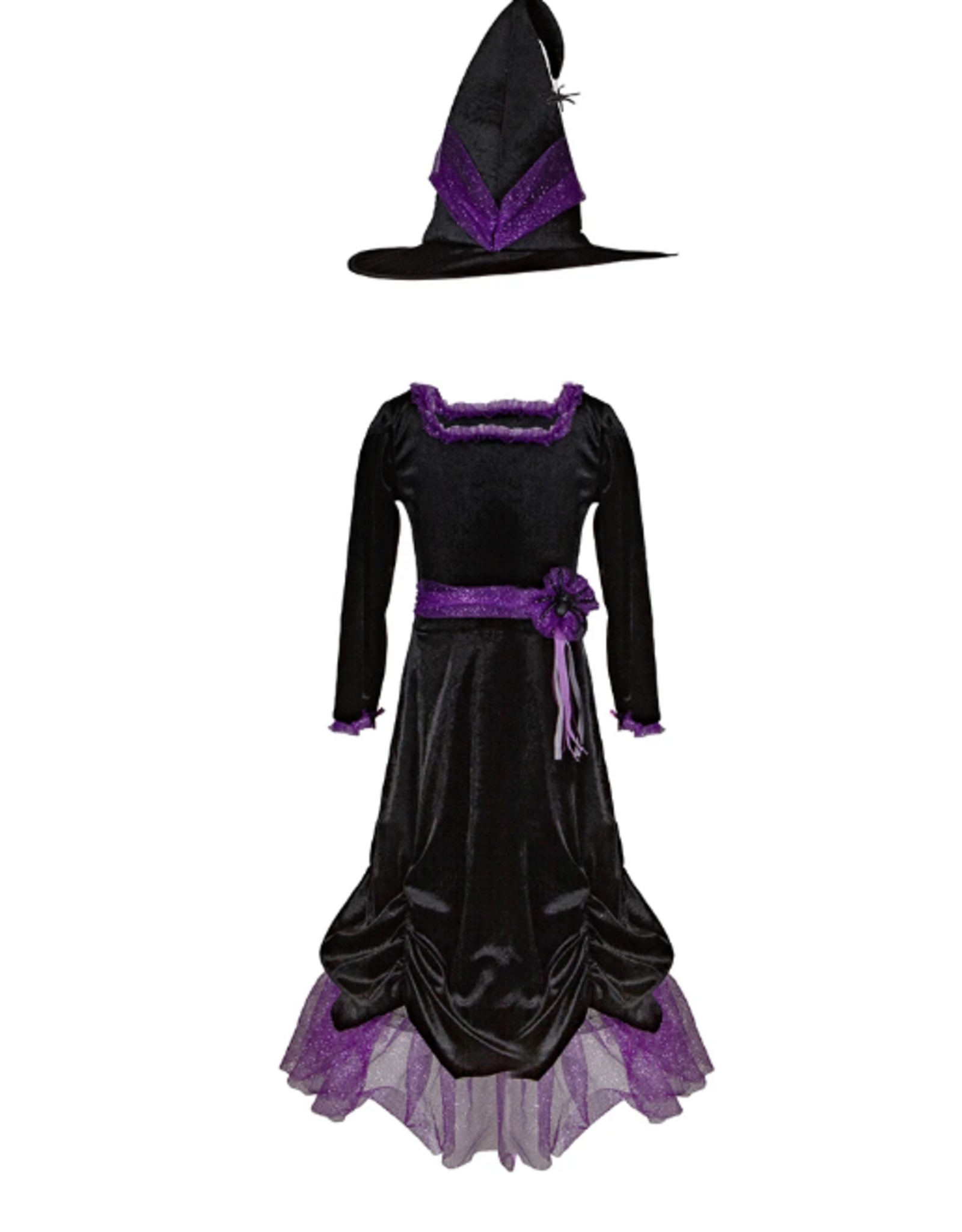 Creative Education Vera the Velvet Witch Dress Hat, Blk/Purple, size 3-4