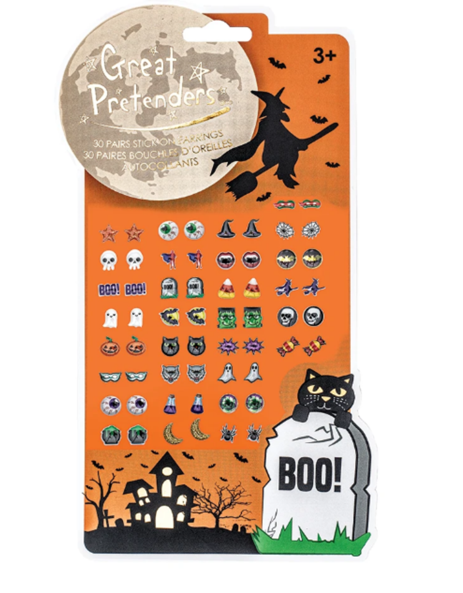 Creative Education Halloween Sticker Earrings