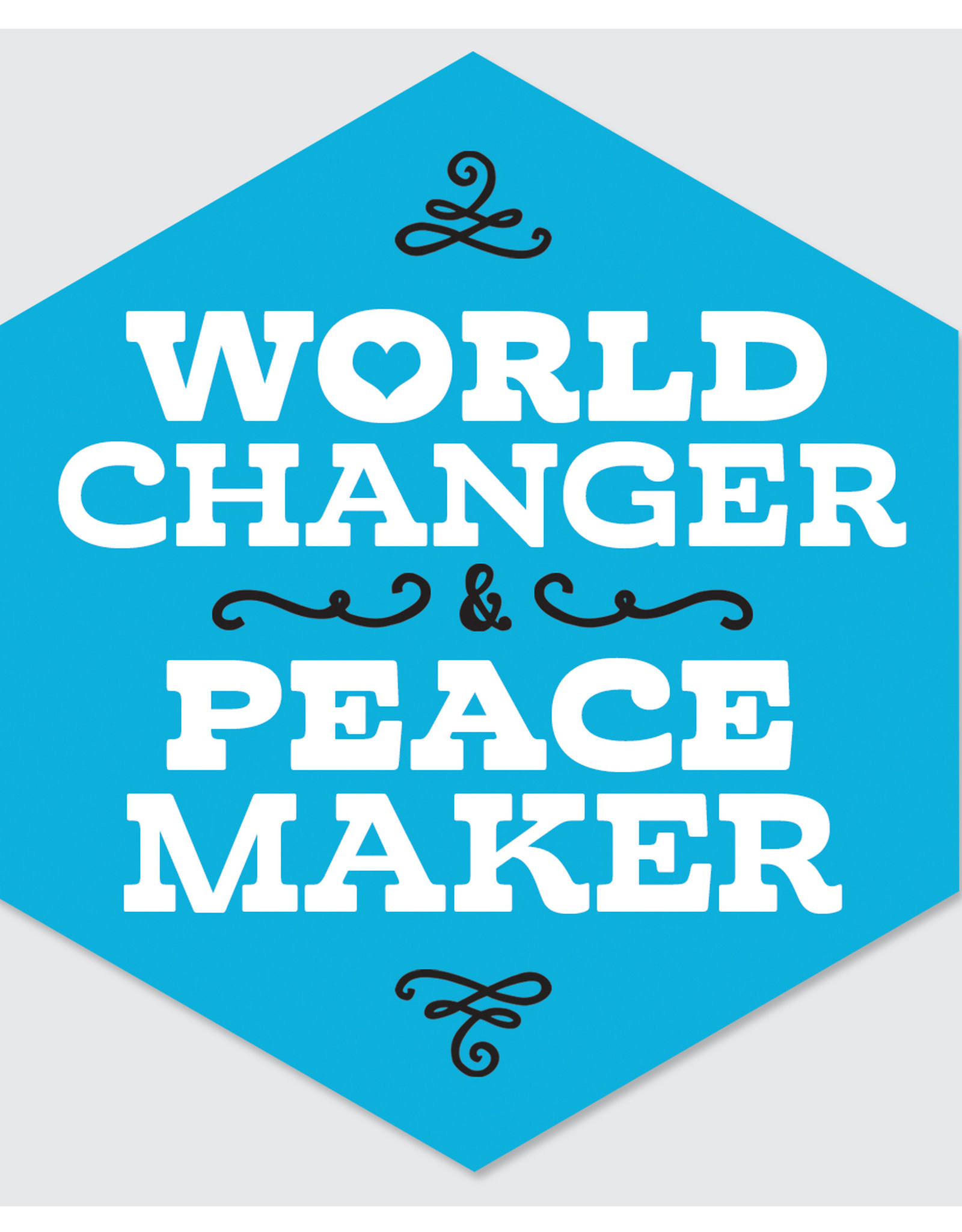 Rock Paper Scissors Sticker: World Changer