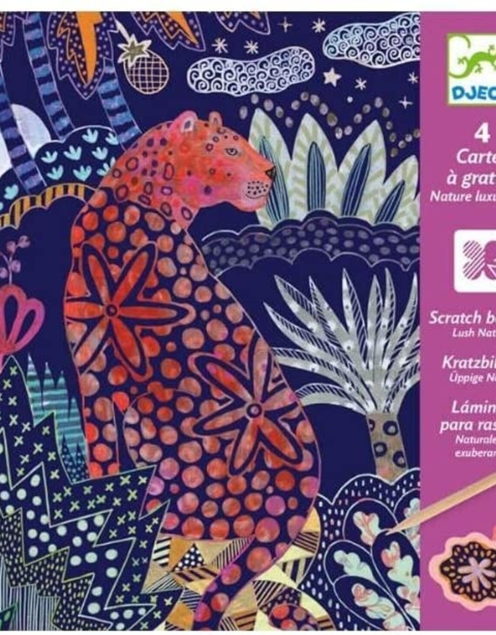 Djeco PG Scratch Cards Lush Nature