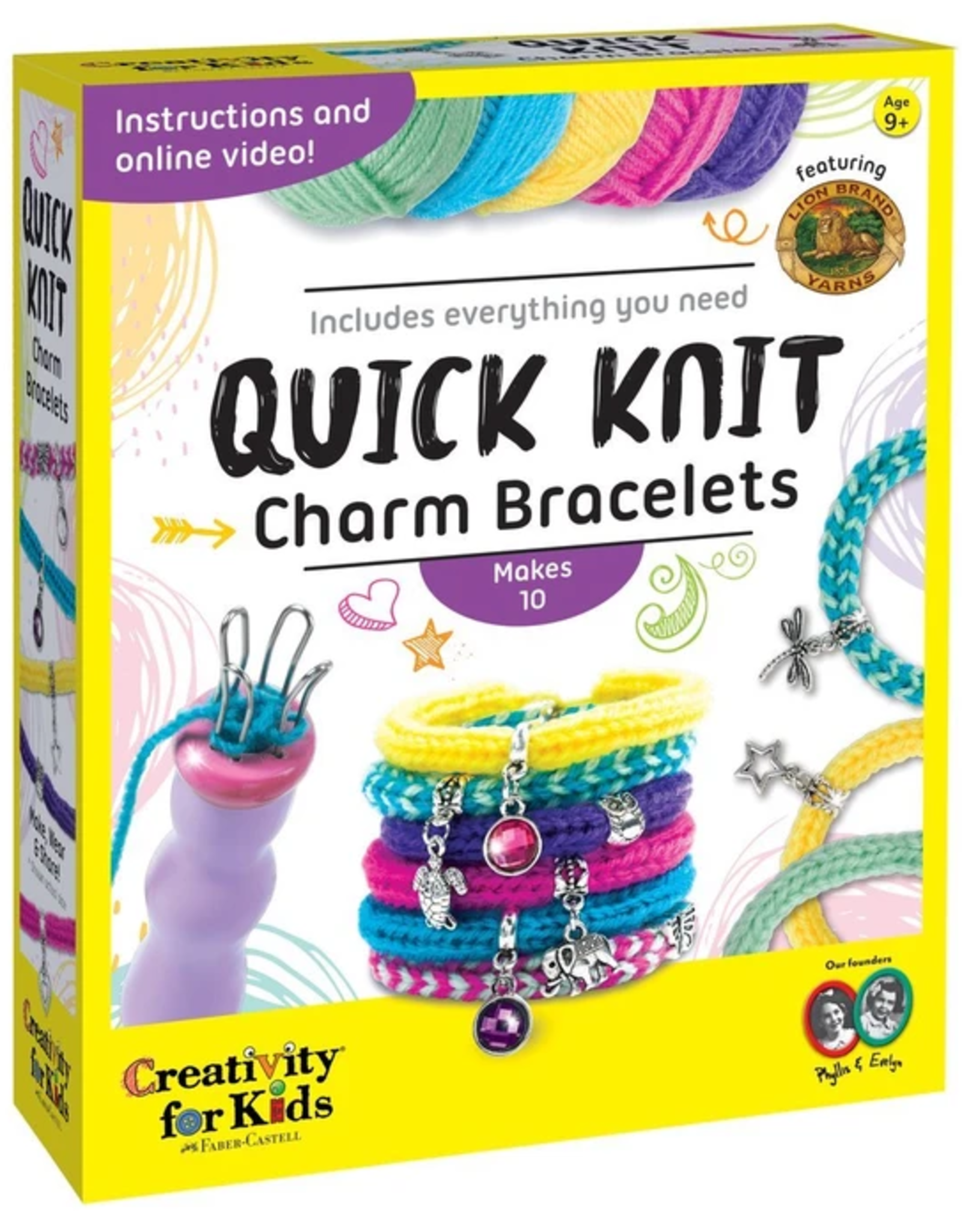 Faber-Castell Quick Knit Charm Bracelets