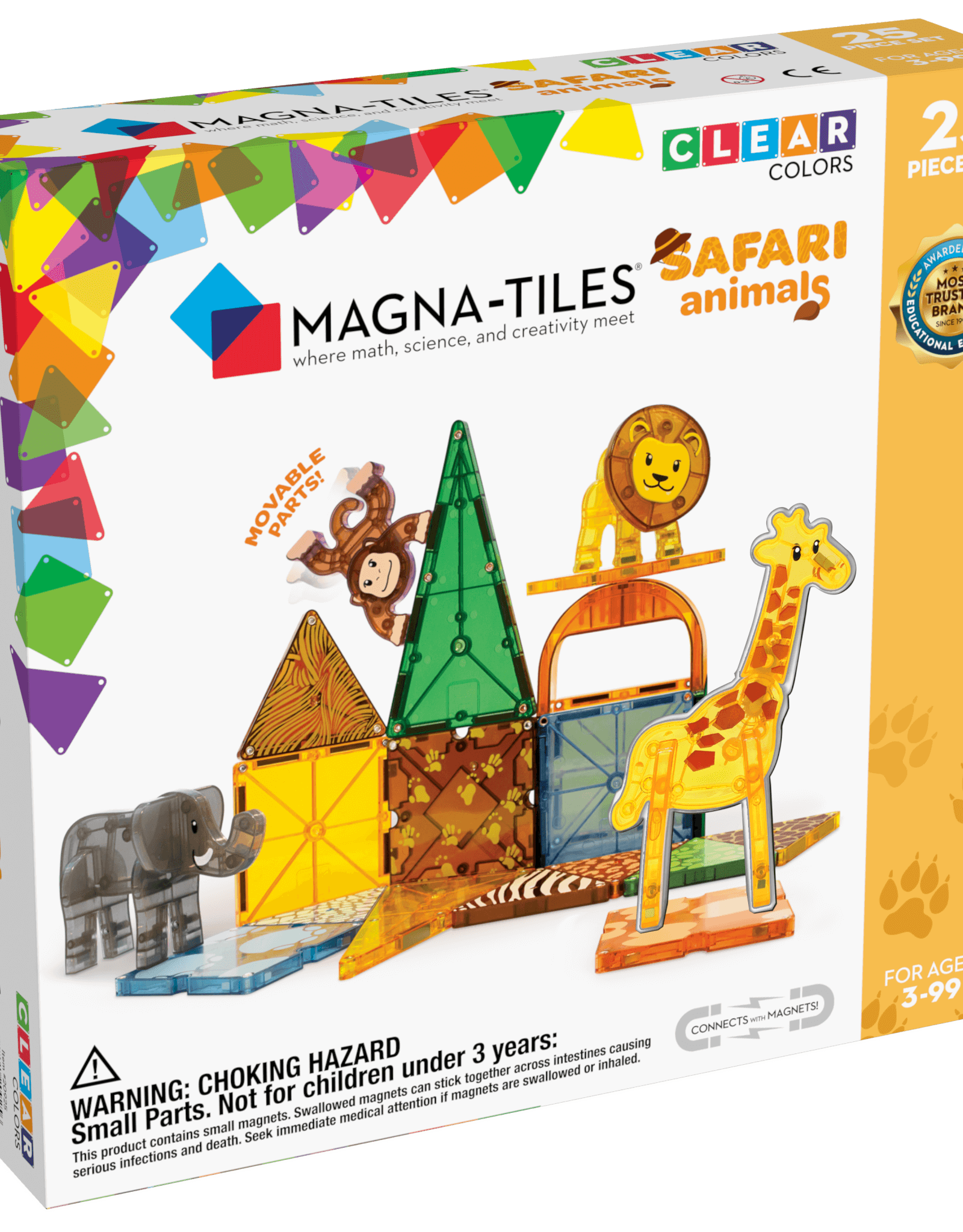 Magna-Tiles Magna-Tiles: Safari Animals 25pc