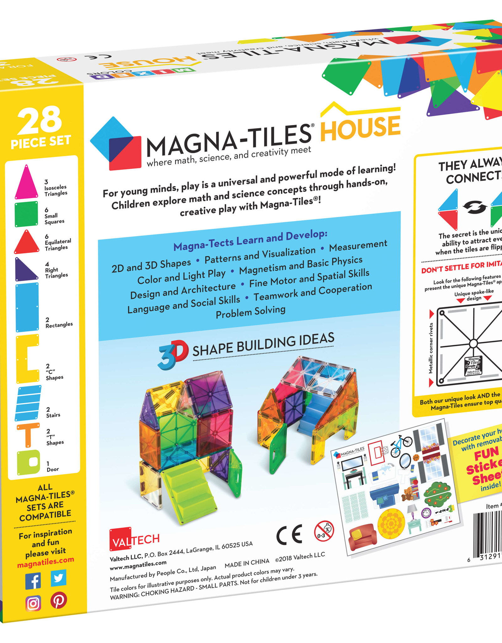 Magna-Tiles Magna-Tiles: House 28pc