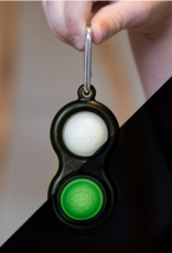 Fat Brain Toy Co Simpl Dimpl Keychain: Glow in the dark