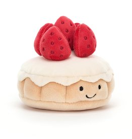 Jellycat Pretty Patisserie Tarte Aux Fraises 3"