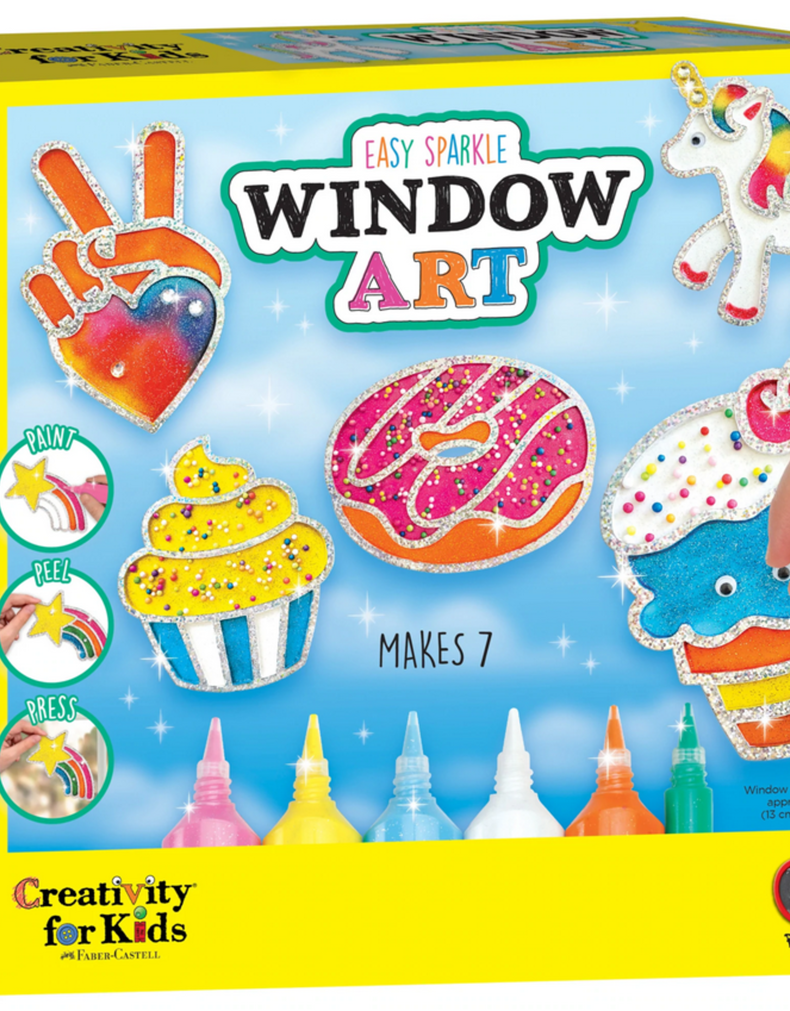 Faber-Castell Rainbow Sprinkles Easy  Sparkle Window Art