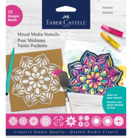 Faber-Castell Mixed Media Paper Stencils -  Mandala