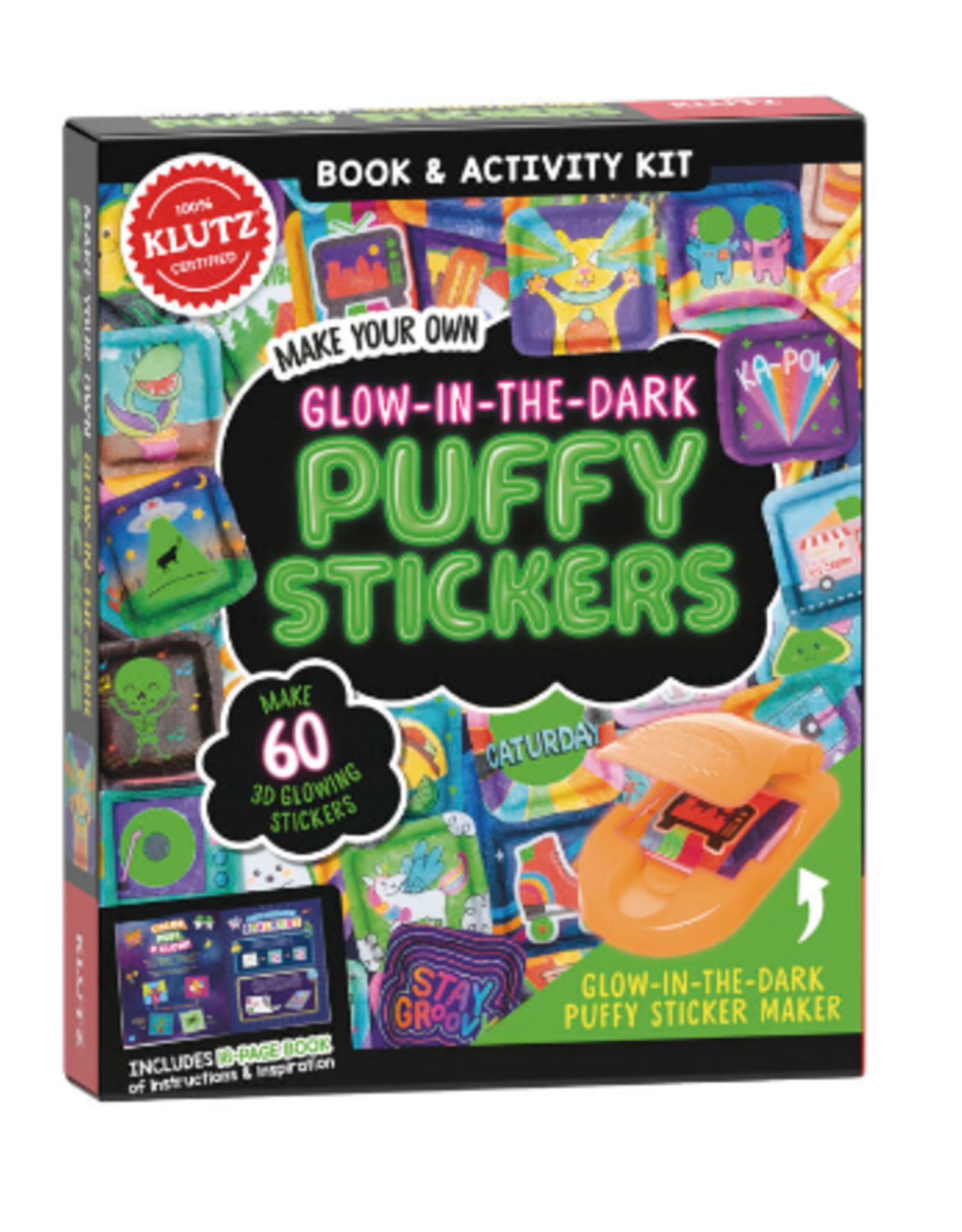 Klutz Make Your Own Glow-in-the-dark Puffy Stickers