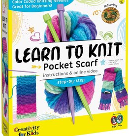 Faber-Castell Learn To Knit Pocket Scarf