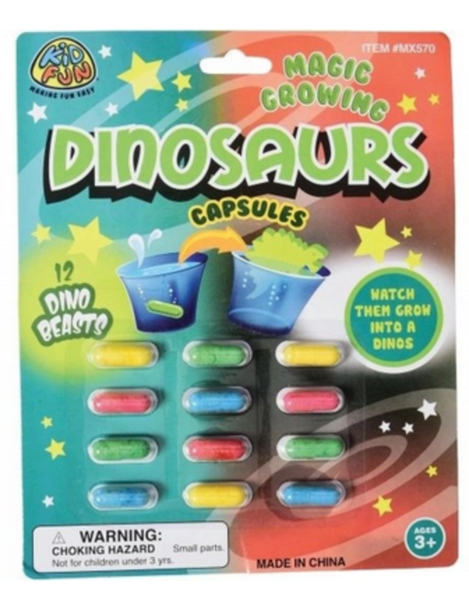 US Toy Magic Grow Dino Capsules