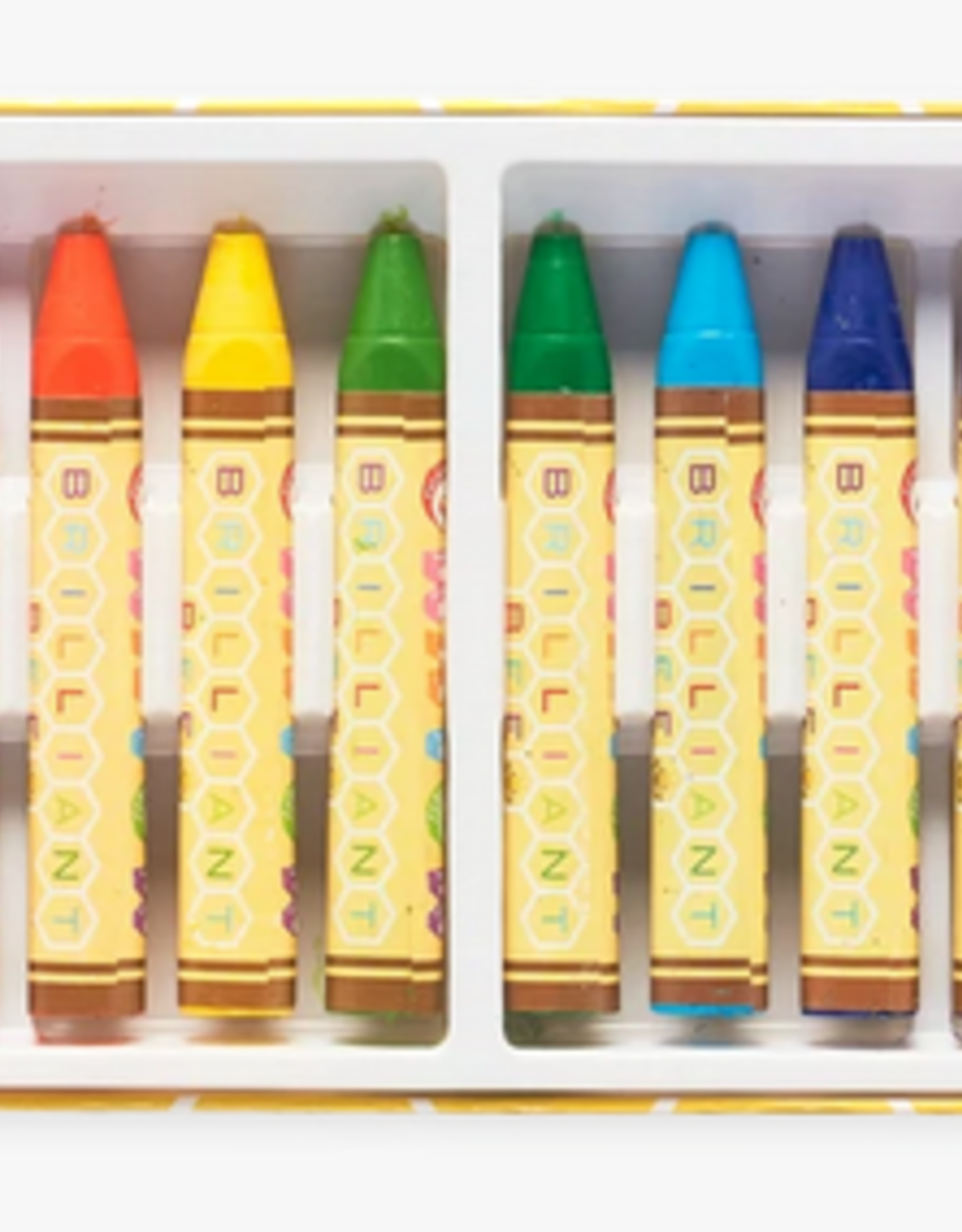 Ooly Brilliant Bee Crayons - Set of 12