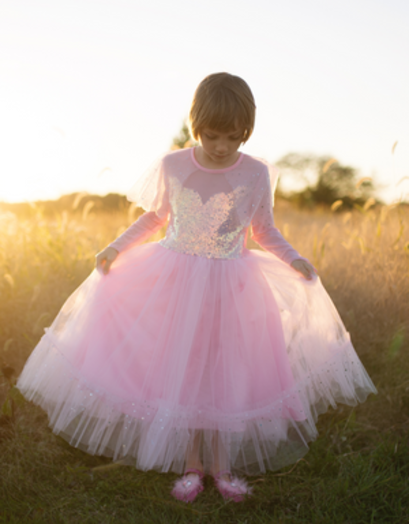 Creative Education Elegant in Pink Dress, Size 5-6