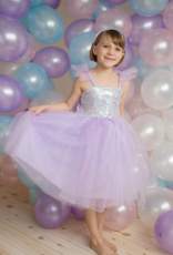 Creative Education Sequins Princess Dress, Lilac, Size 5-6