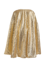 Creative Education Gracious Gold Sequins Cape, Size 5-6
