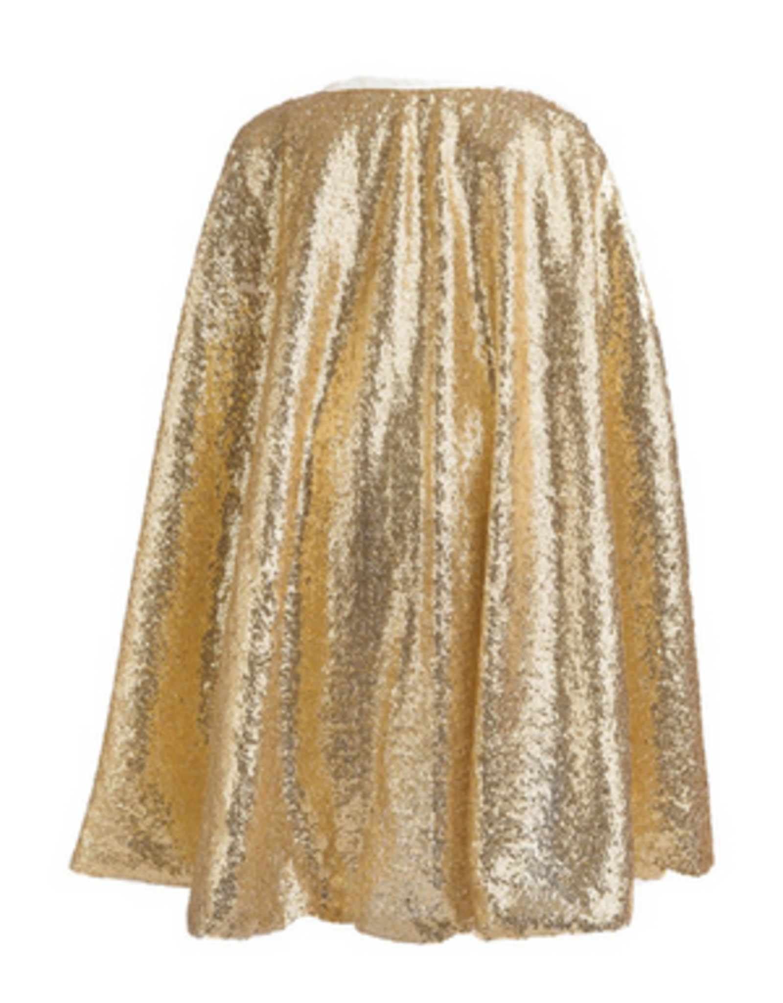 Creative Education Gracious Gold Sequins Cape, Size 5-6