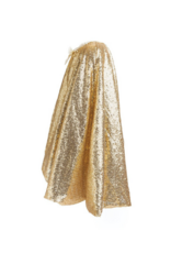 Creative Education Gracious Gold Sequins Cape, Size 5-6