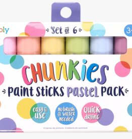 Ooly Chunkies Paint Sticks: Pastel Set of 6