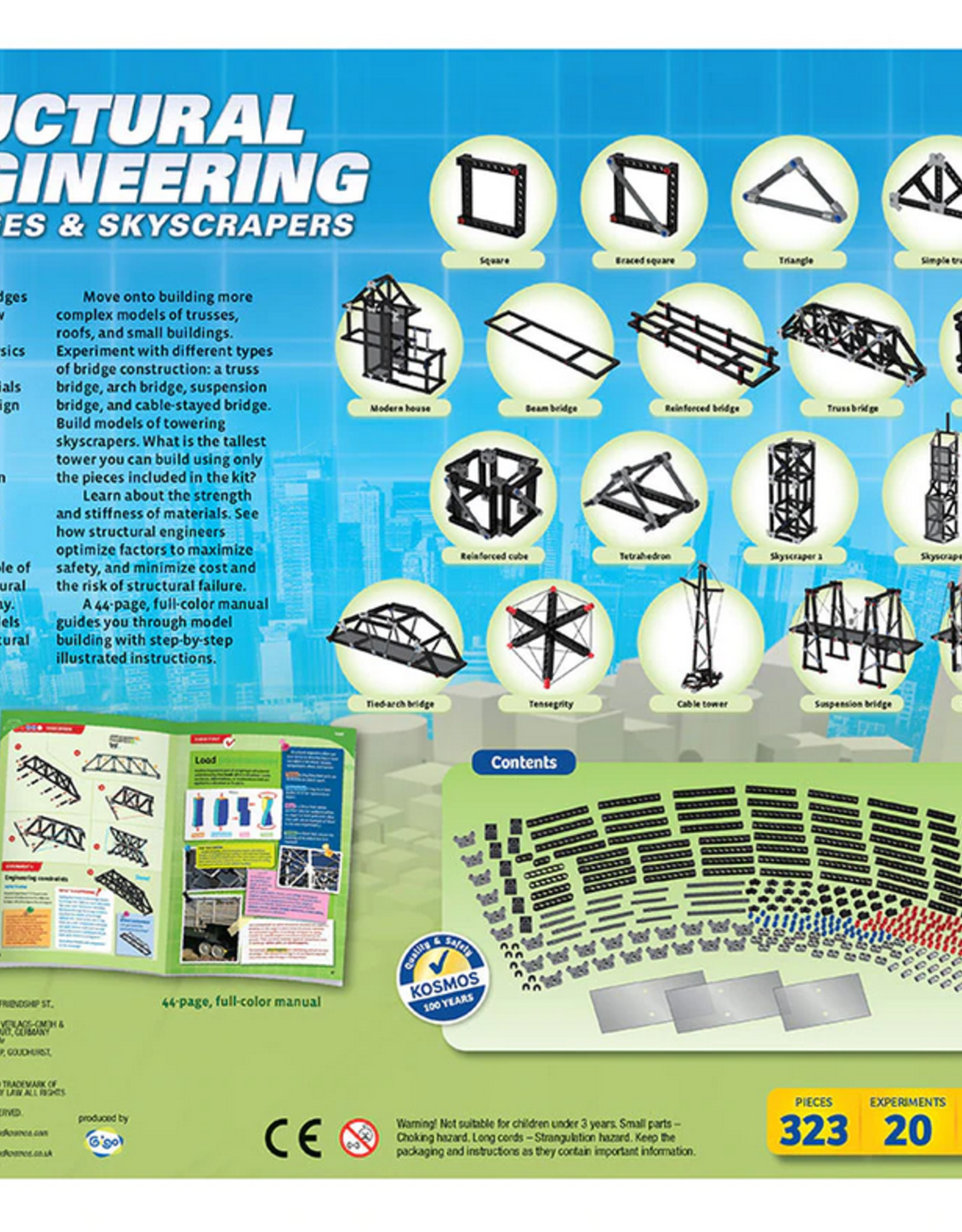 Thames & Kosmos Structural Engineering: Bridges and Skyscrapers