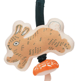 The Manhattan Toy Company Button Bunny Pull Musical Take  Along Toy