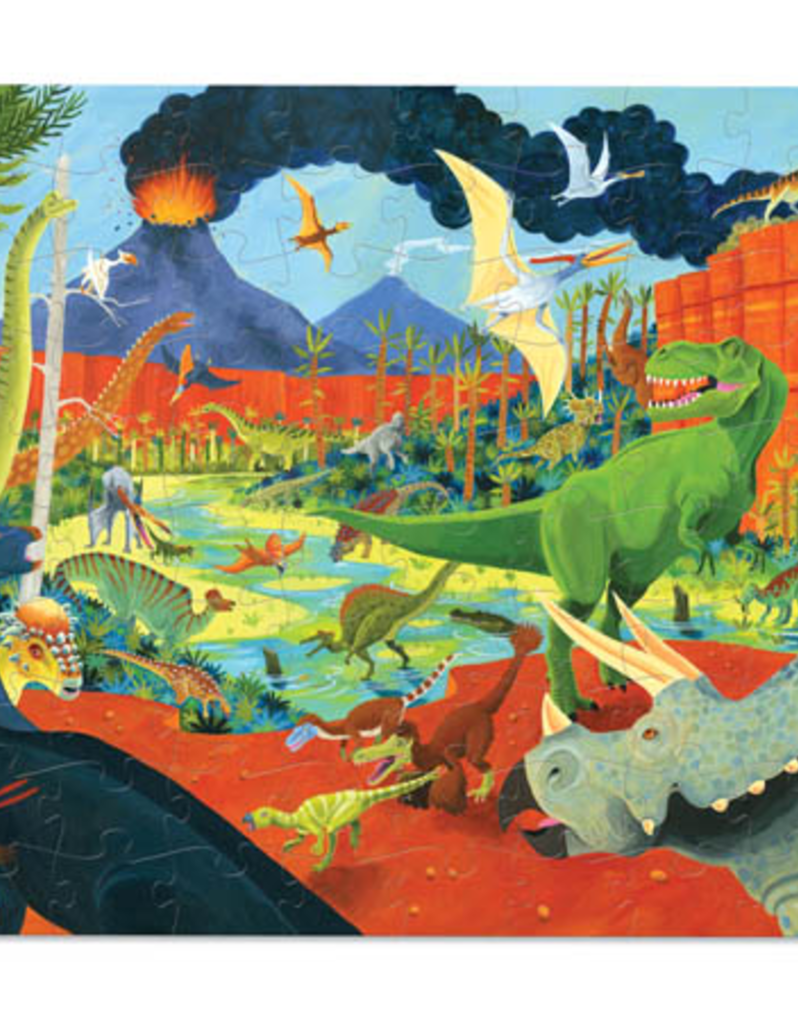 Crocodile Creek 100pc Puzzle: 36 Dinosaurs