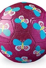 Crocodile Creek Soccer Ball, Size 3: Glitter Butterfly
