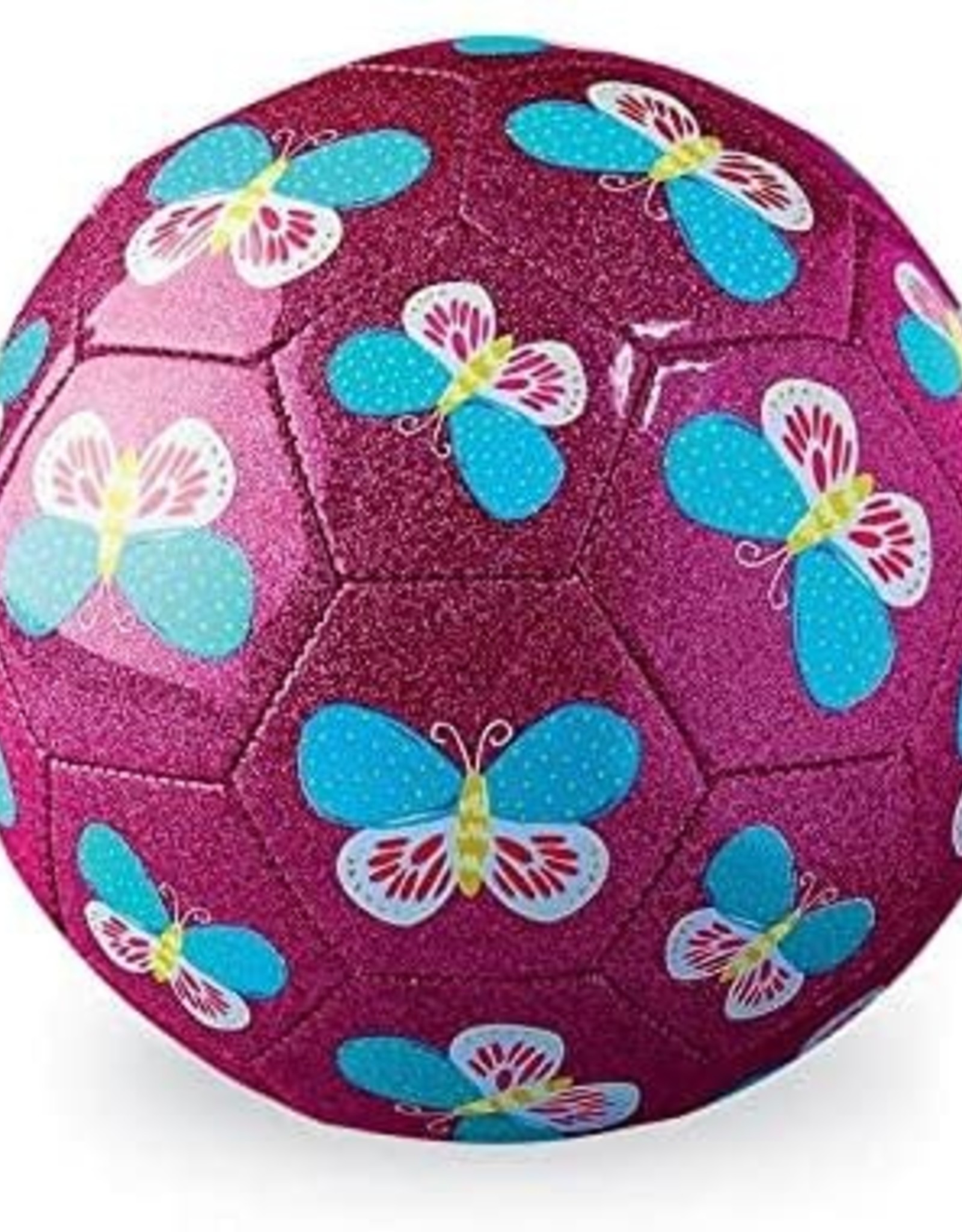 Crocodile Creek Soccer Ball, Size 3: Glitter Butterfly
