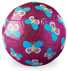 Crocodile Creek Soccer Ball, Size 3: Glitter Butterfly