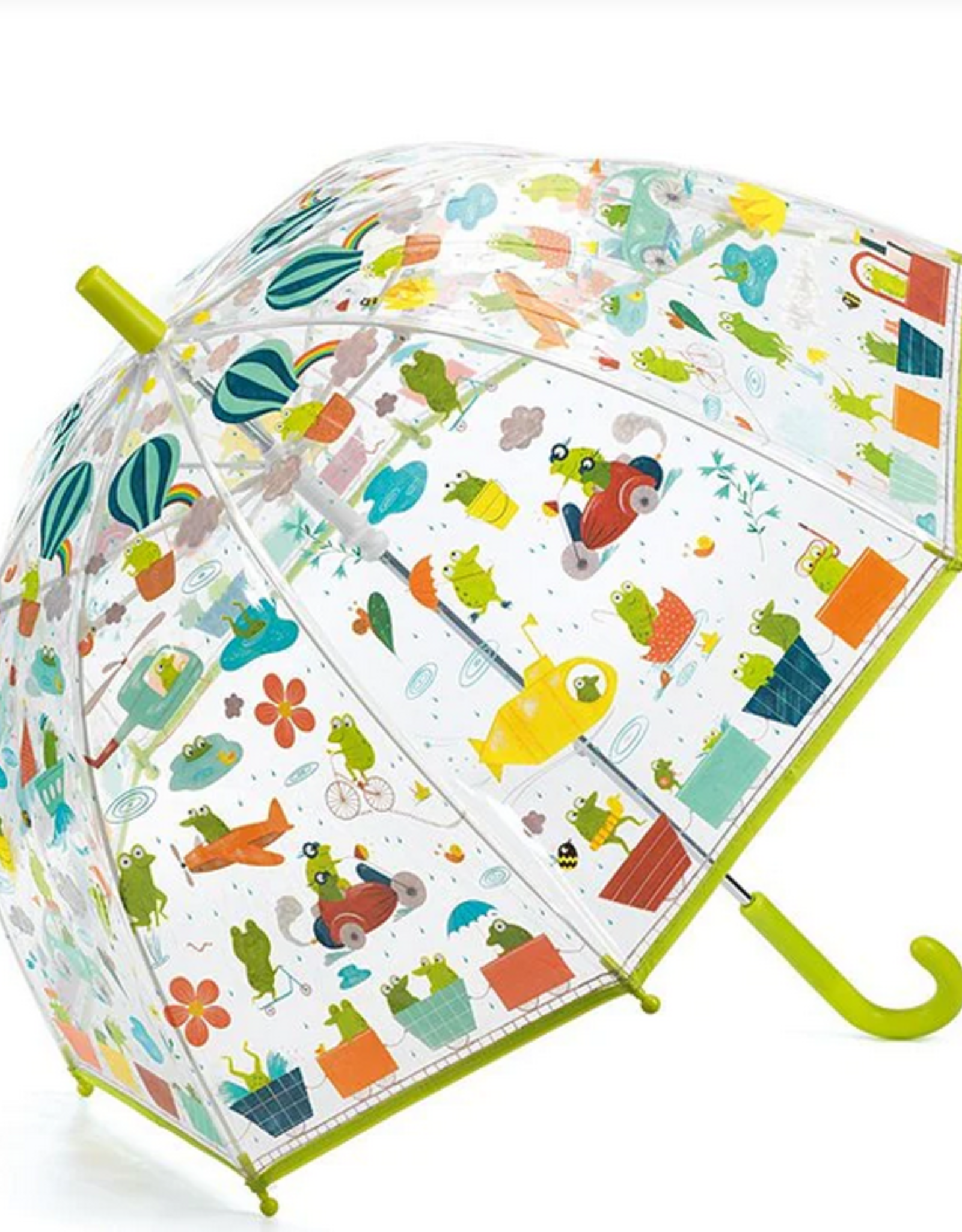Djeco Umbrella: Clear Froglets