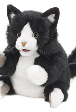 Folkmanis Puppet: Tuxedo Kitten