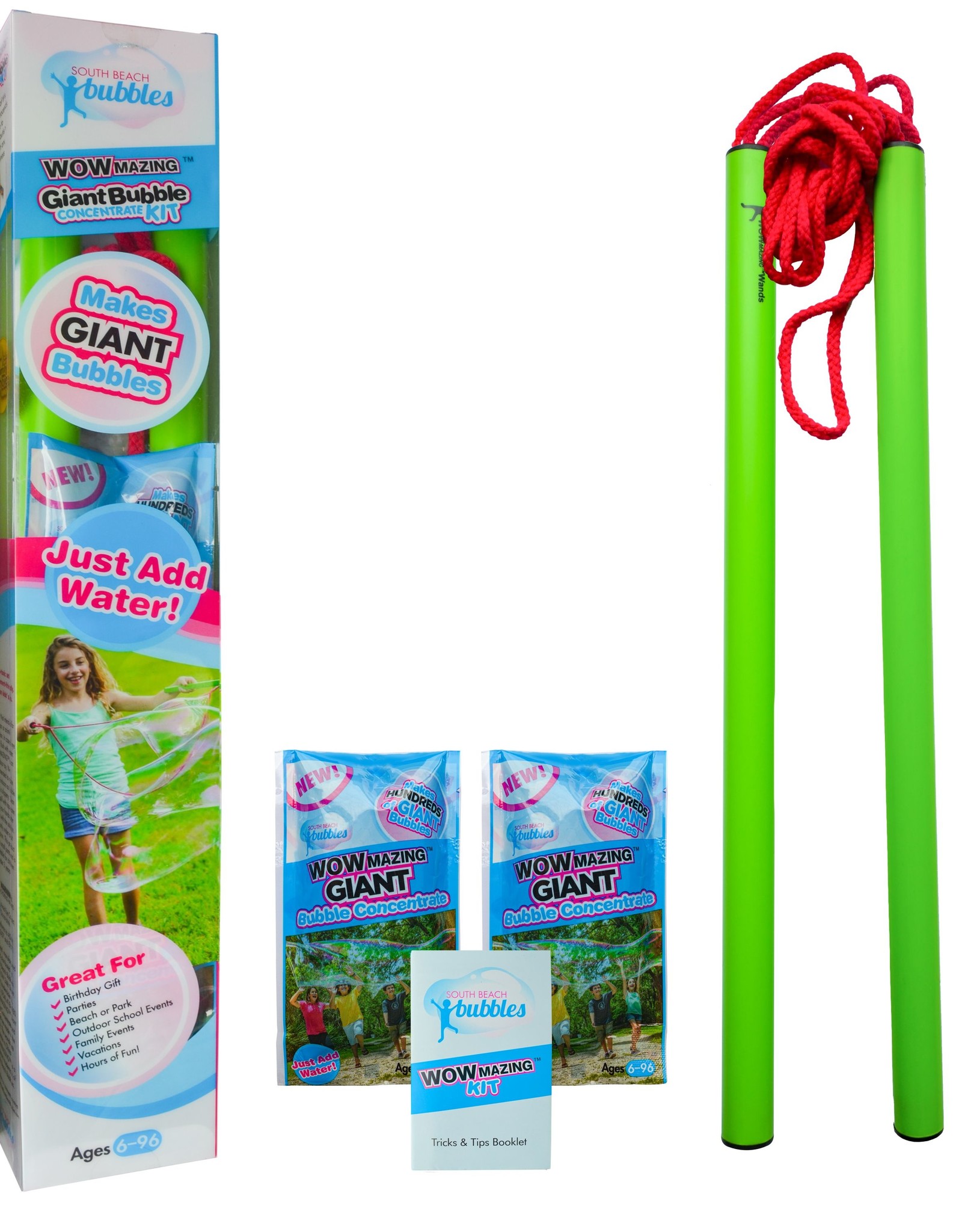 South Beach Bubbles Wowmazing Giant Bubble Concentrate Kit