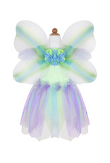 Creative Education Butterfly Dress & Wings With Wand, Green/Multi, Size 5-6