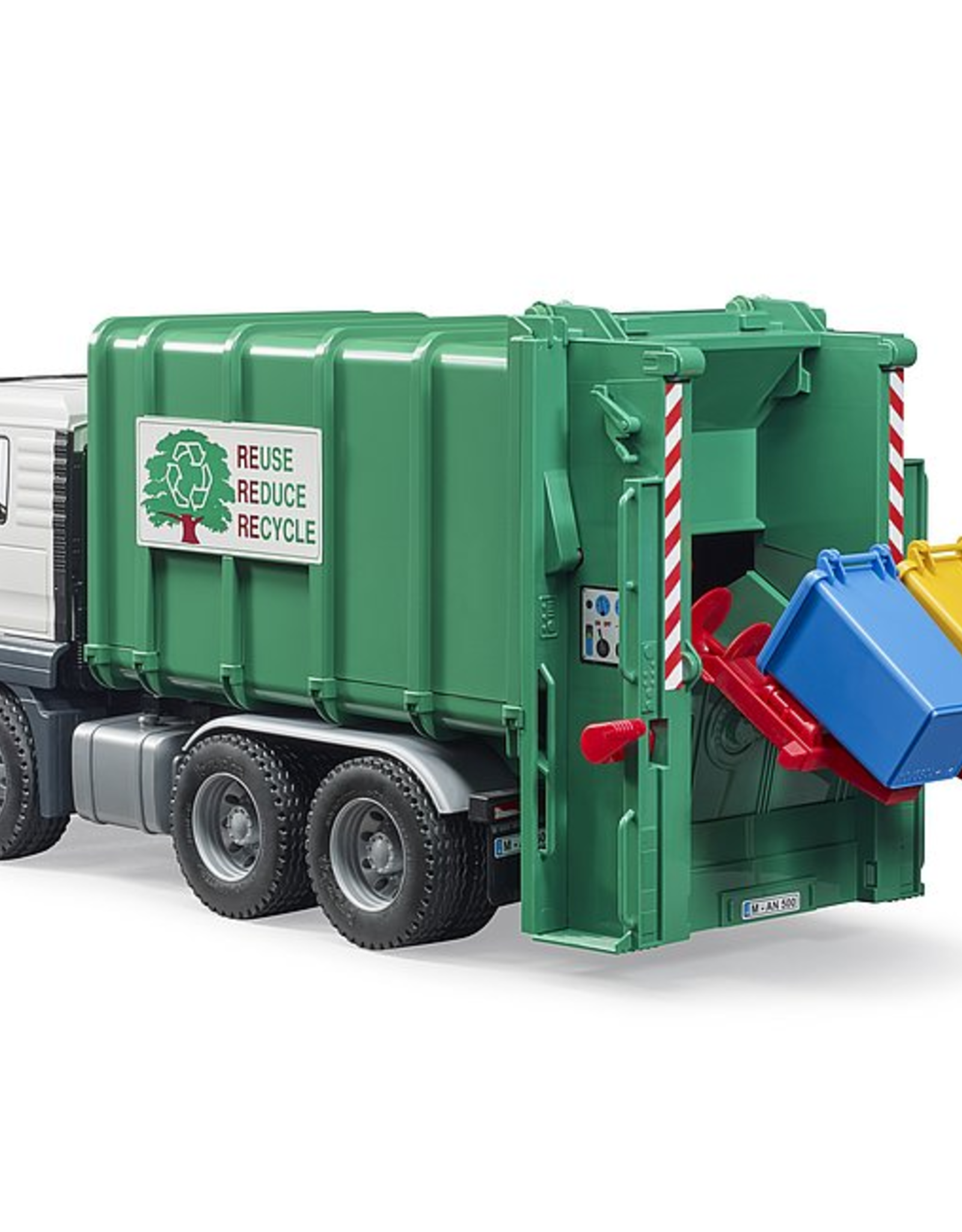 Bruder MAN TGS Rear Loading Garbage Truck Green