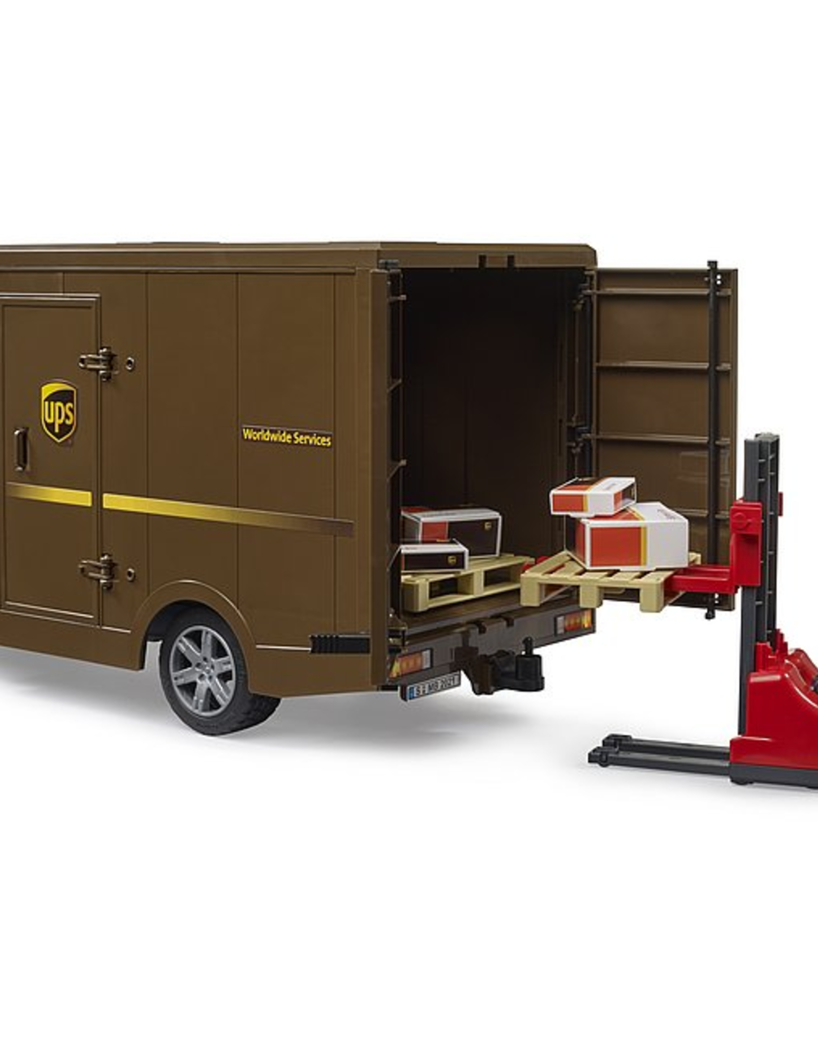 Bruder MB Sprinter UPS w/ Driver and Accessories