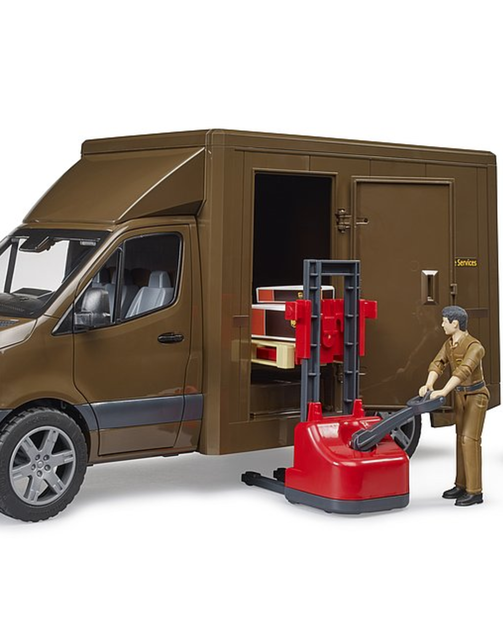 Bruder MB Sprinter UPS w/ Driver and Accessories