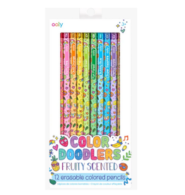 Color Doodlers Fruity Scented Erasable Color Pencils