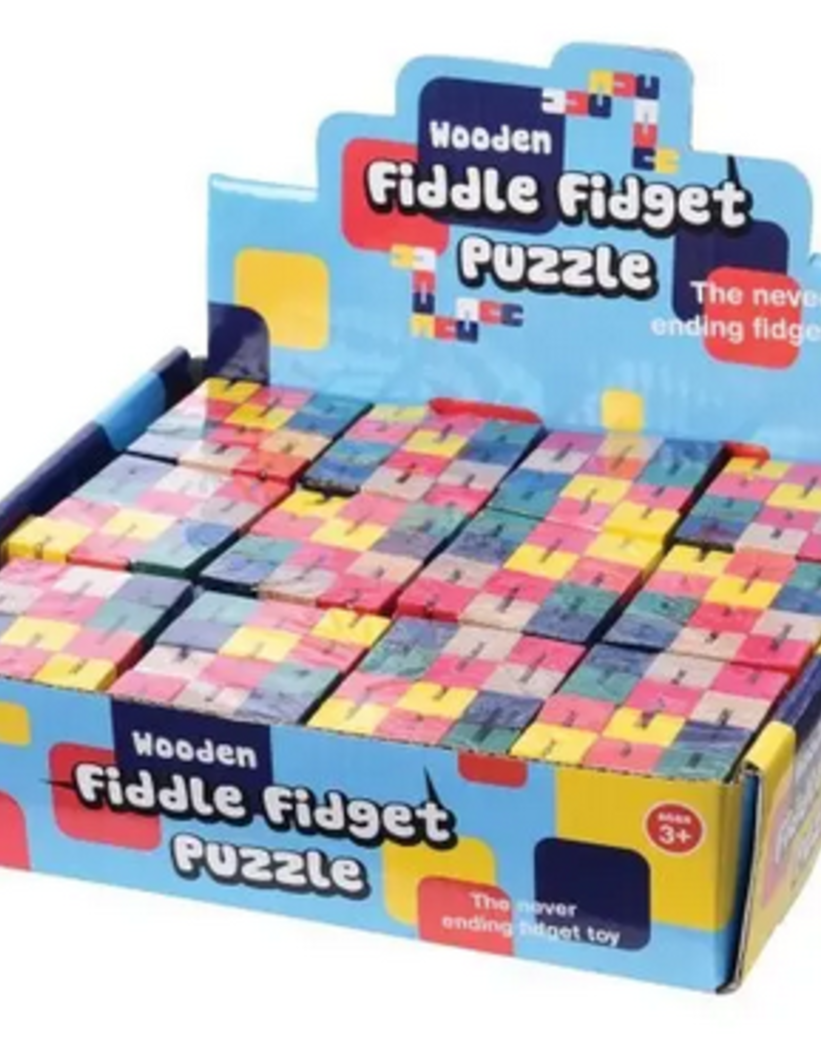 US Toy Wood Fiddle Fidget Puzzle