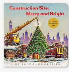 Chronicle Books Construction Site: Merry and Bright Board Book