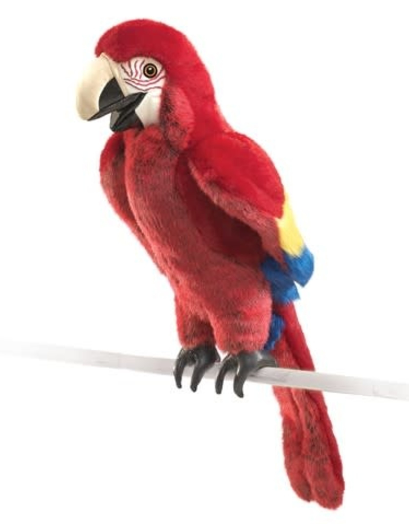 Folkmanis Puppet: Scarlet Macaw