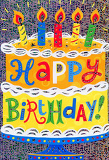 Paper House Birthday Cake Foil Card