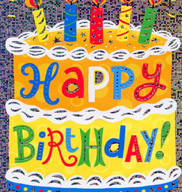 Paper House Birthday Cake Foil Card