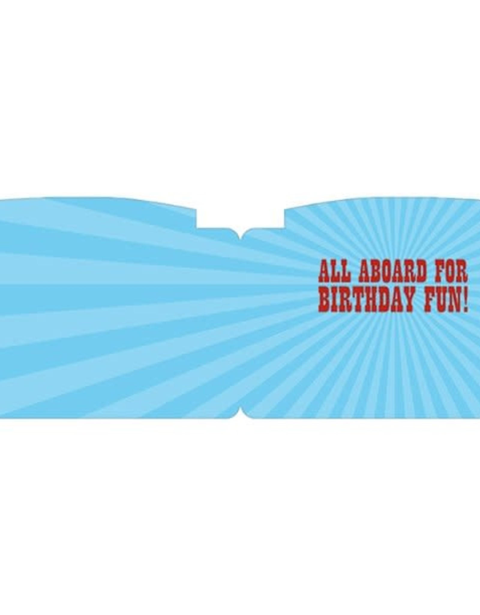 Paper House Birthday Express Train Foil Card