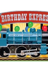 Paper House Birthday Express Train Foil Card